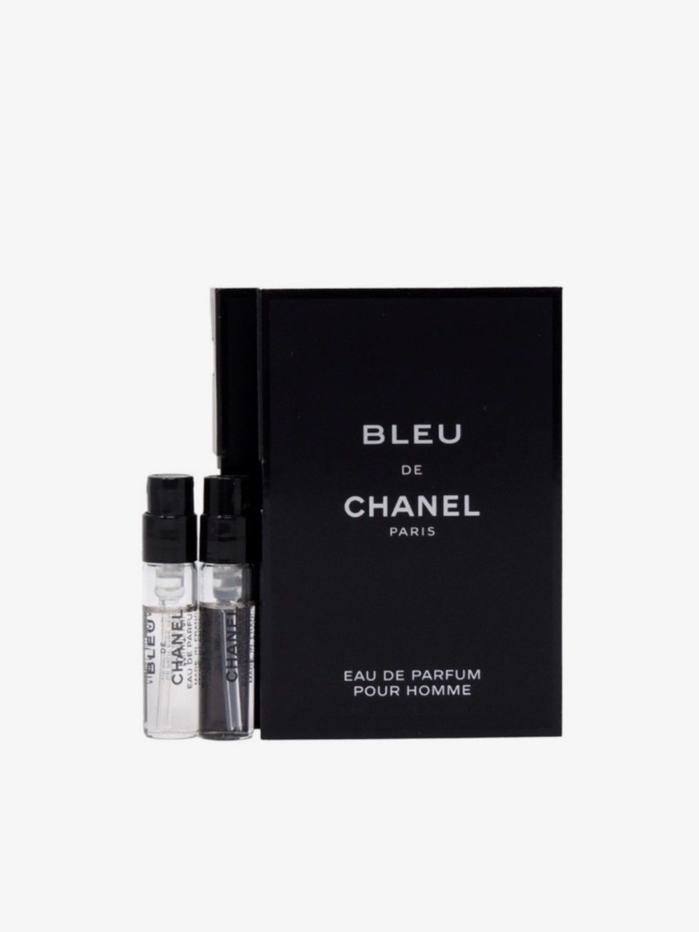 Chanel Bleu de Chanel EDP 2 Spray Vial Sample Set New Authentic